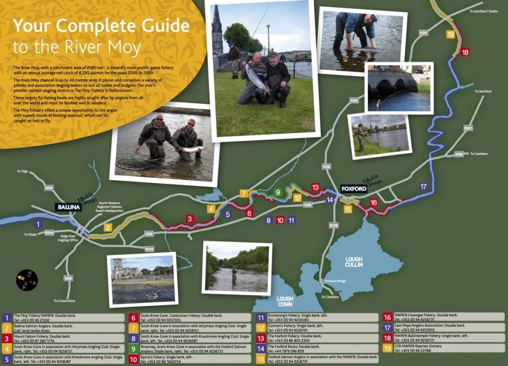 River Moy Map and Guide
